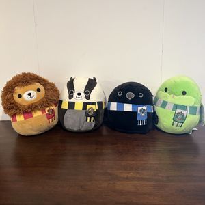 Squishmallow Harry Potter Full Set 8” Gryffindor Slytherin Ravenclaw Hufflepuff